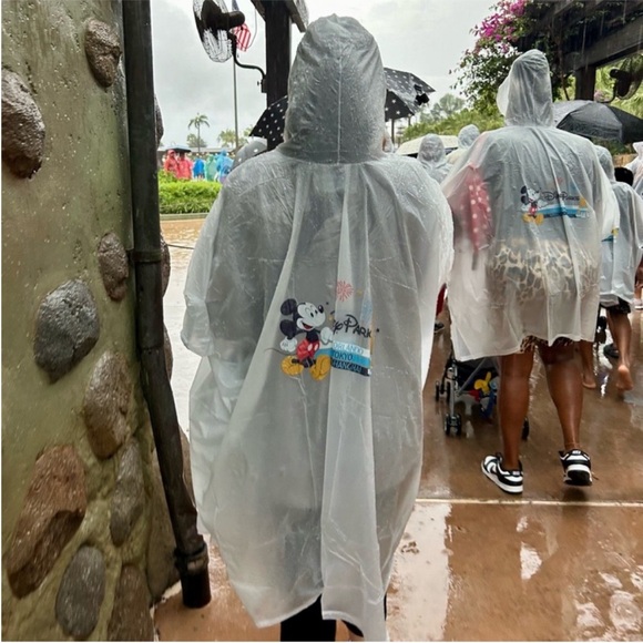 Disney Jackets & Blazers - ❤️🔥Firm Price❤️🔥2 Disney World reusable rain jacket adult size (one size)